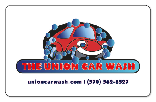Union car logo over white background